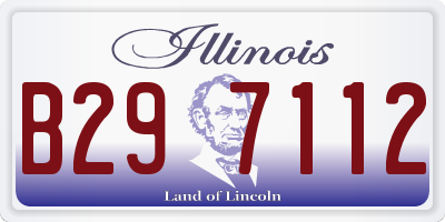 IL license plate B297112