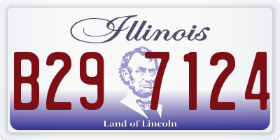 IL license plate B297124