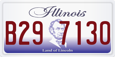 IL license plate B297130
