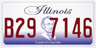 IL license plate B297146