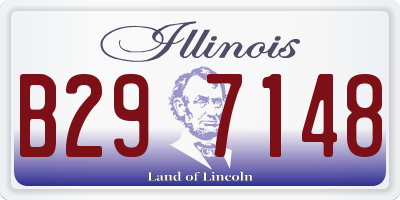 IL license plate B297148