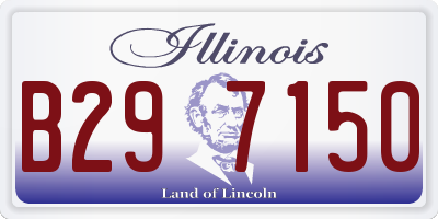 IL license plate B297150