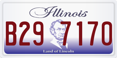 IL license plate B297170