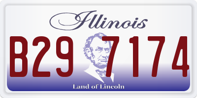 IL license plate B297174