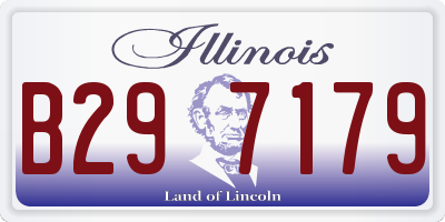 IL license plate B297179