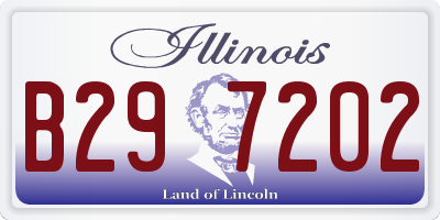 IL license plate B297202