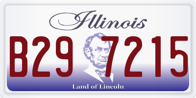 IL license plate B297215