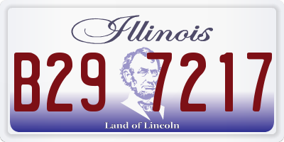 IL license plate B297217