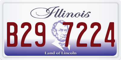 IL license plate B297224
