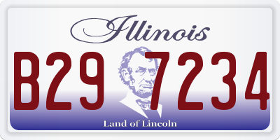 IL license plate B297234