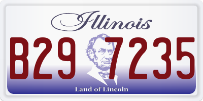 IL license plate B297235