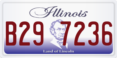 IL license plate B297236