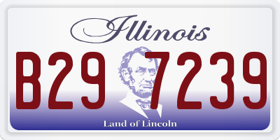 IL license plate B297239
