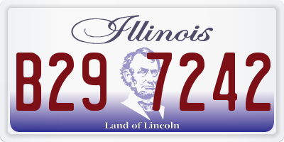 IL license plate B297242