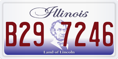 IL license plate B297246