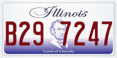 IL license plate B297247