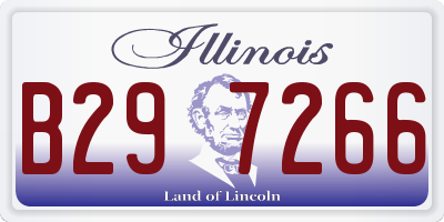 IL license plate B297266