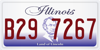 IL license plate B297267