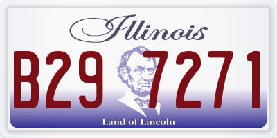 IL license plate B297271