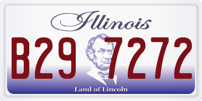 IL license plate B297272