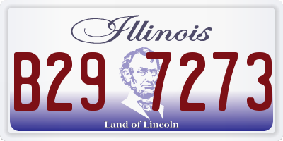 IL license plate B297273