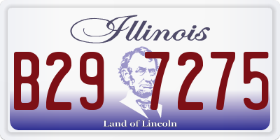 IL license plate B297275