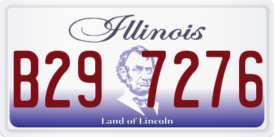 IL license plate B297276