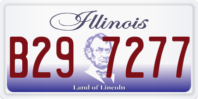 IL license plate B297277