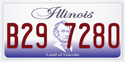 IL license plate B297280