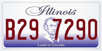 IL license plate B297290