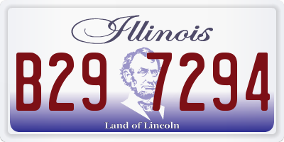 IL license plate B297294
