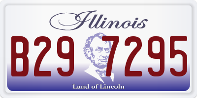 IL license plate B297295