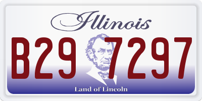 IL license plate B297297