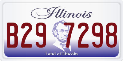 IL license plate B297298