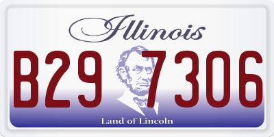 IL license plate B297306