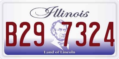 IL license plate B297324