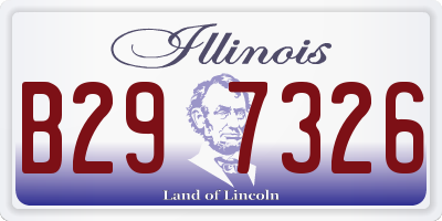 IL license plate B297326