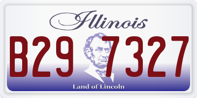 IL license plate B297327