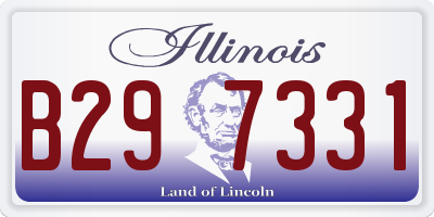IL license plate B297331