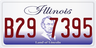 IL license plate B297395