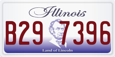 IL license plate B297396