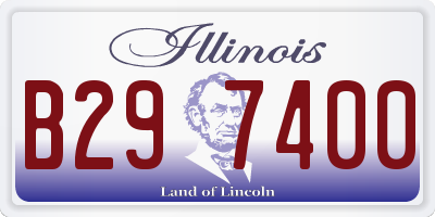 IL license plate B297400