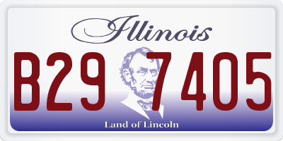 IL license plate B297405