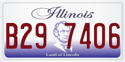 IL license plate B297406