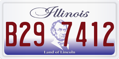 IL license plate B297412
