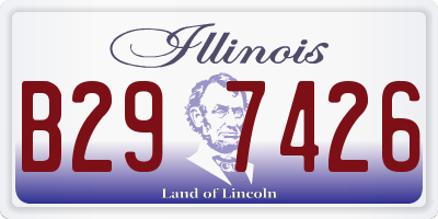 IL license plate B297426