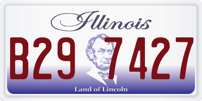 IL license plate B297427