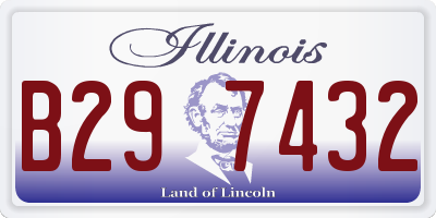 IL license plate B297432