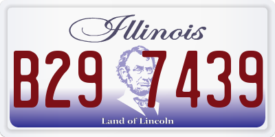 IL license plate B297439