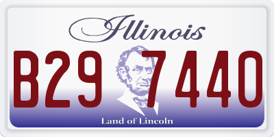 IL license plate B297440